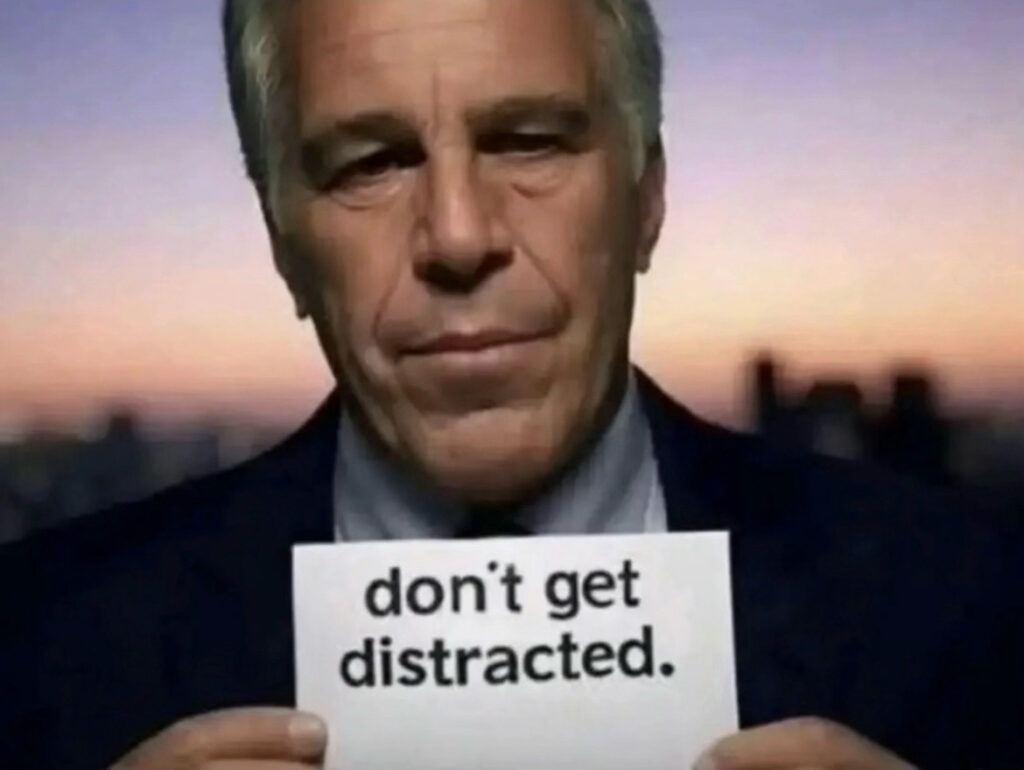 Epstein, don't get distracted